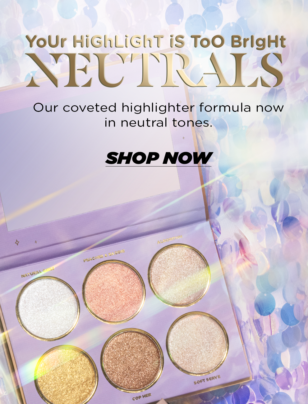 Shop our Neutrals Highlighter Palette